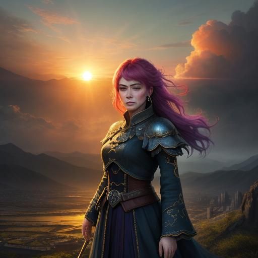 Heartbreak Bursting Skyward: A Digital Matte Painting