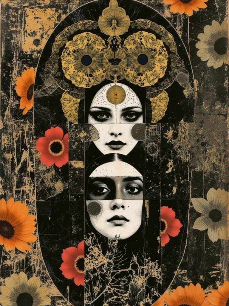 Enigmatic Shogun Icon in Bohemian Splendor