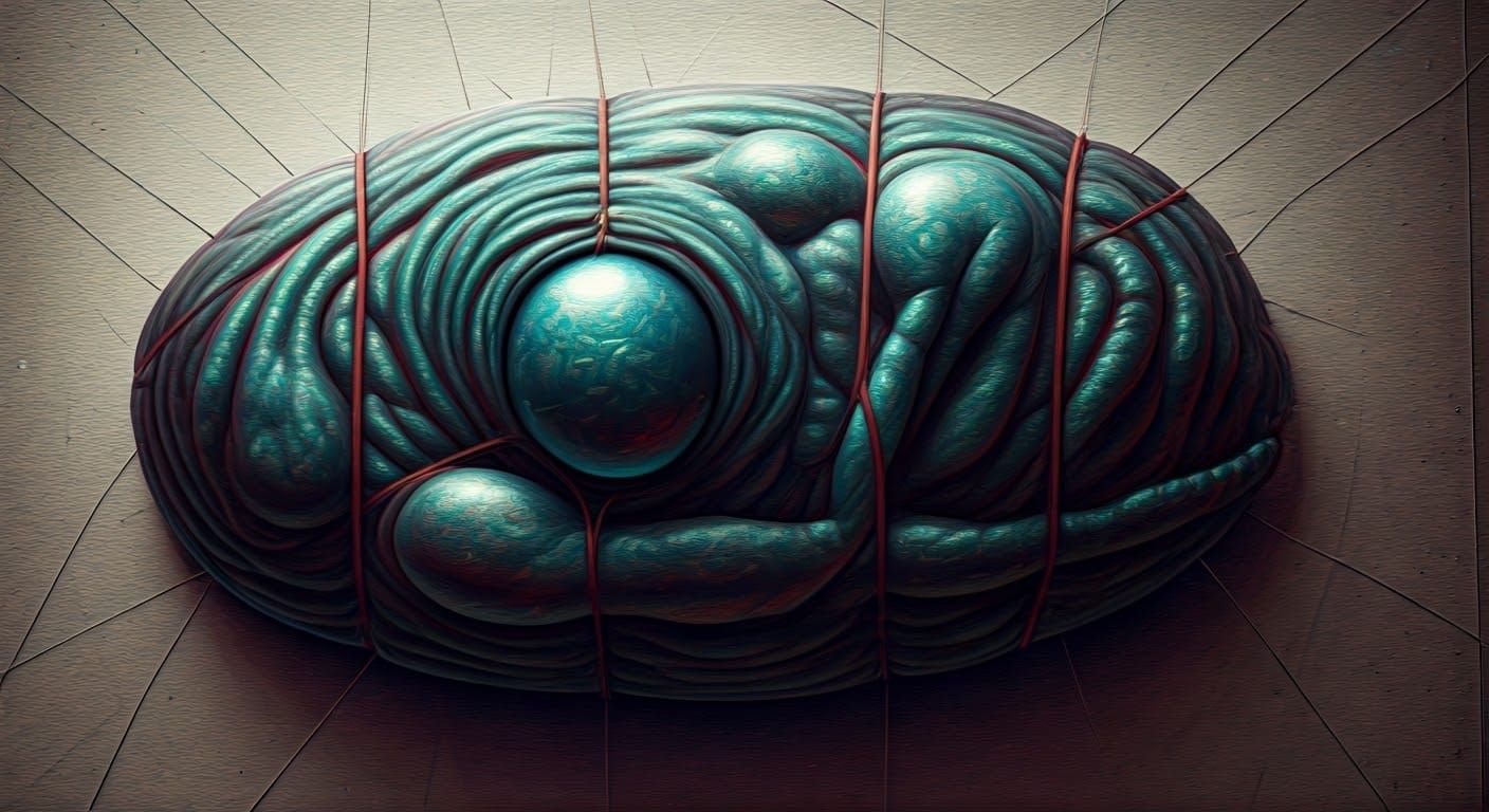 Surreal Alien Embryo in Hyper-Realistic, Bio-Mechanical Styl...