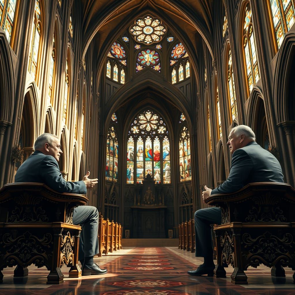 Statesmen in Intense Chapel Discussion