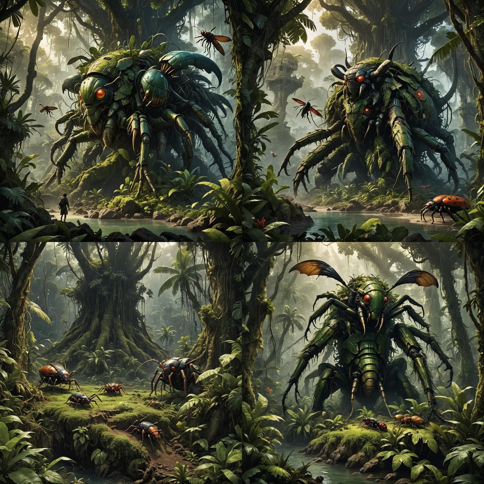 Giant Insects Infest a Lost Island