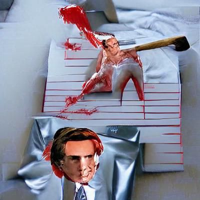 Patrick Bateman Portrait: American Psycho