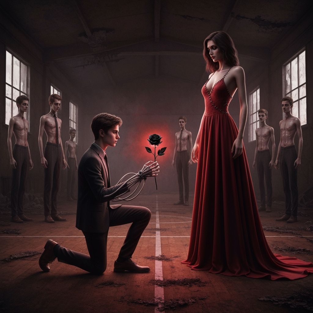 Nightmarish Prom Proposal in Decaying Gym