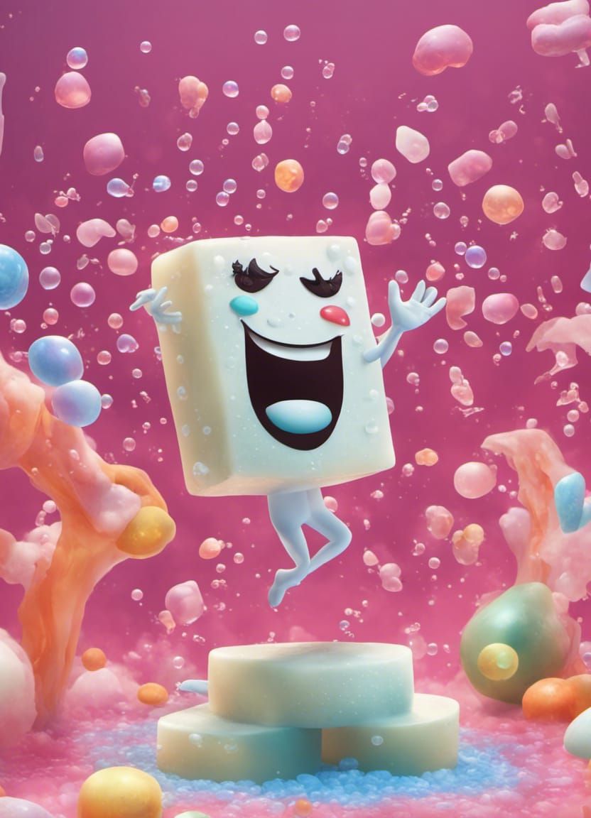 Soap Opera Singer in Bubble Explosion