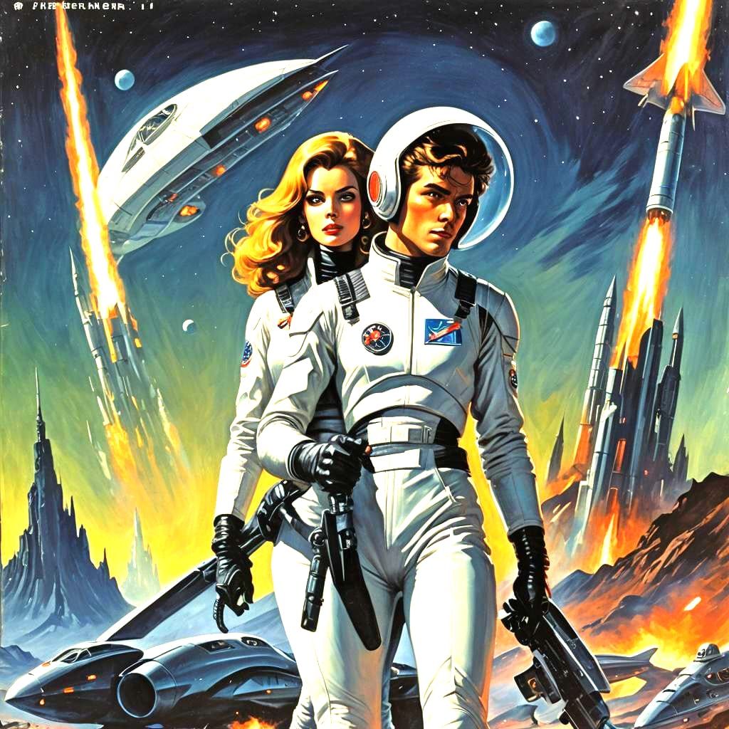 Science Fiction Heroes Face Alien Menace on Distant World in...