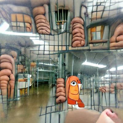 Abstract AI Image Generated From Empty Prompt