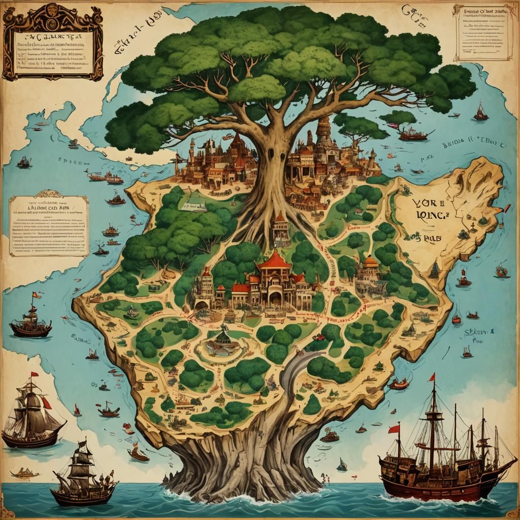 Fantastical Clash of Empires: Matte Painting