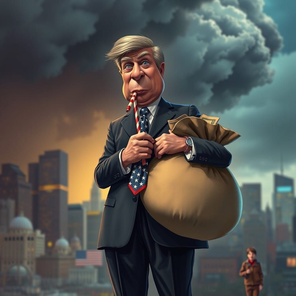 Selfish Republicans Leech Off Government in a Hyperrealistic...