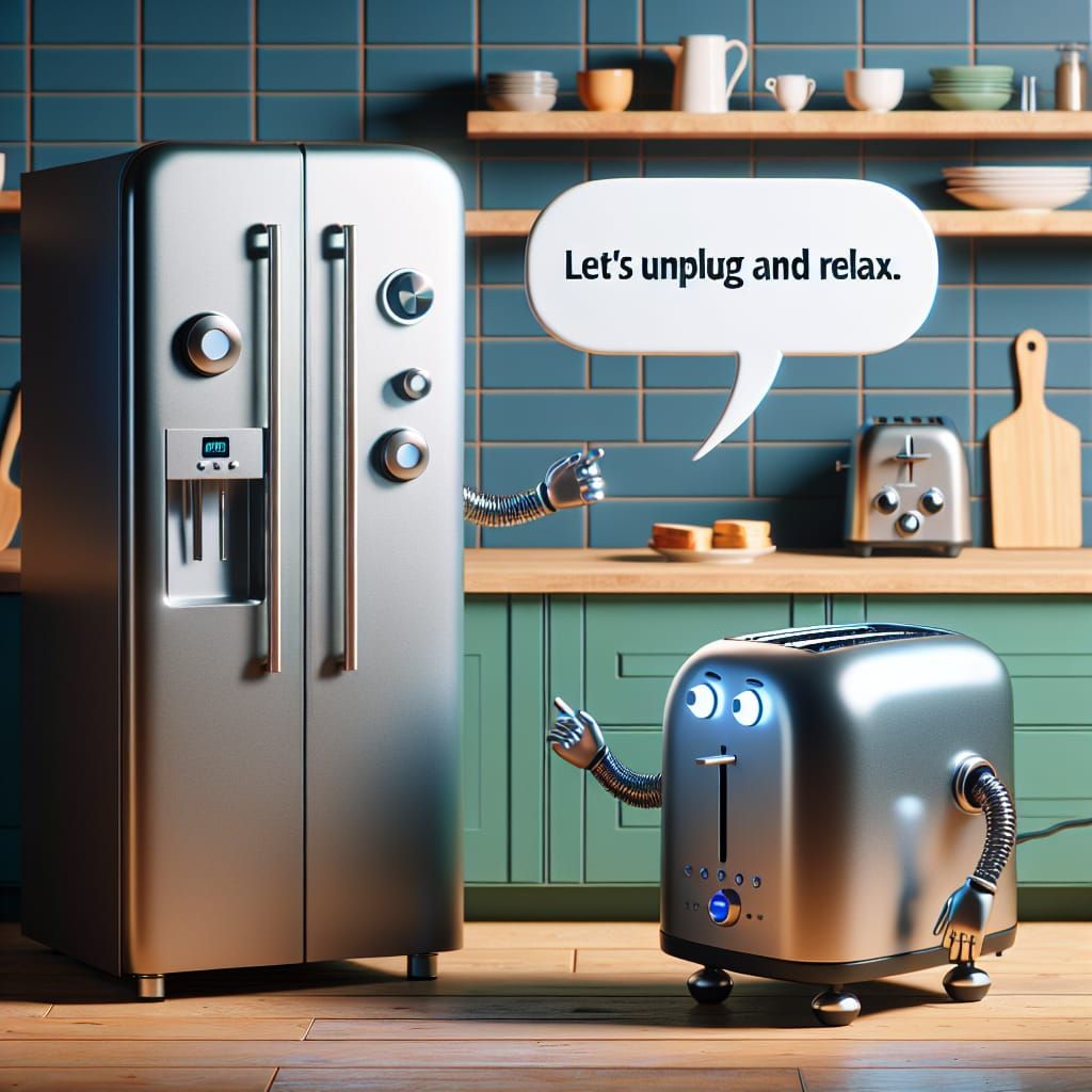 "Let's unplug and relax"