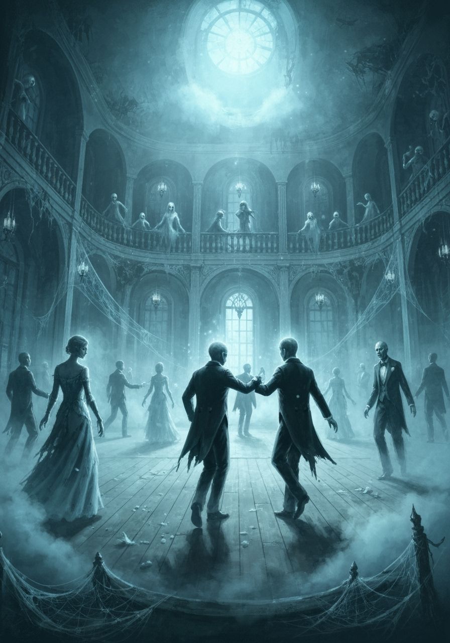 Spectral Figures Dance in Decaying Ballroom