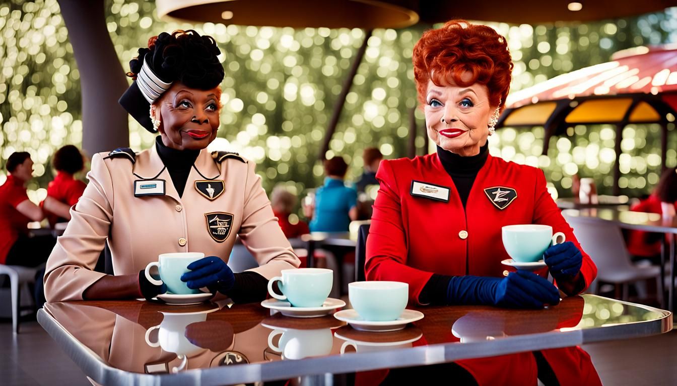 Nichelle Nichols and Lucille Ball Star Trek Connection