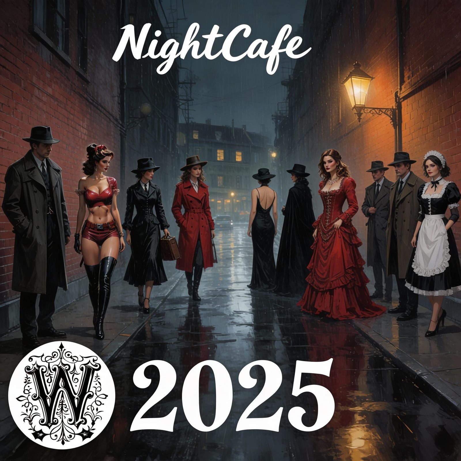 AI Art Collage: 2025 Creations Combined