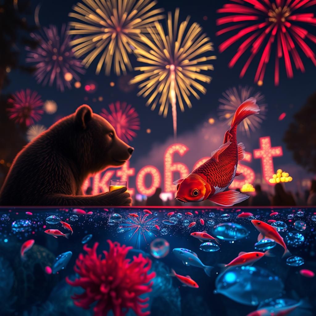 Dreamy Bear Celebrates Oktoberfest in Elven Garden