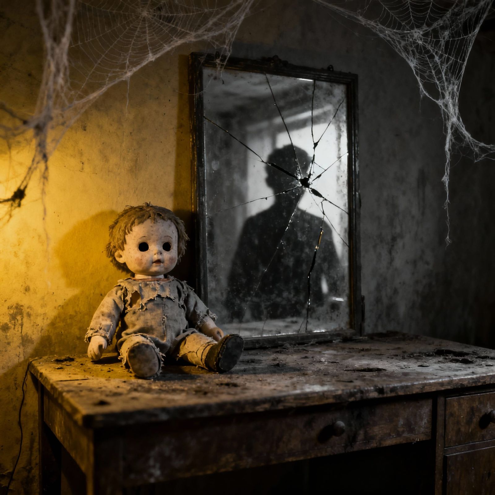 An Eerie AI-Generated Image of a Creepy Scene