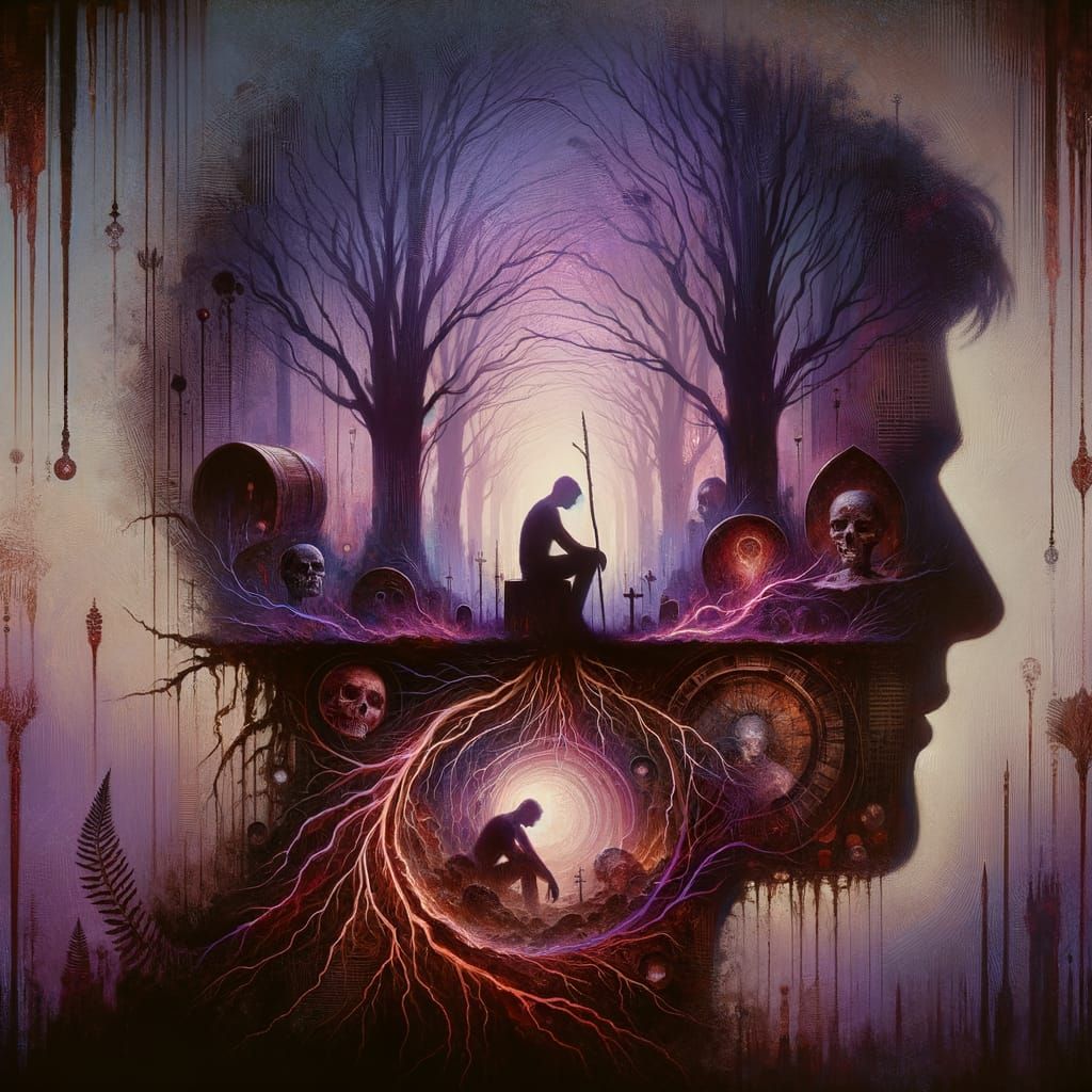 Gothic Silence in the Dark Forest