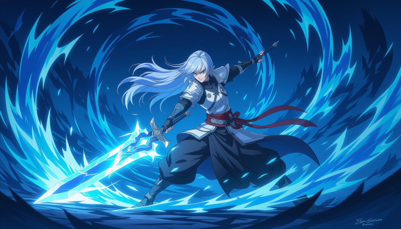 Sword sorcery, anime style