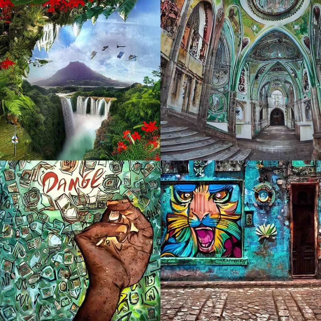 Abstract Organic Pattern in Dangiuz Style