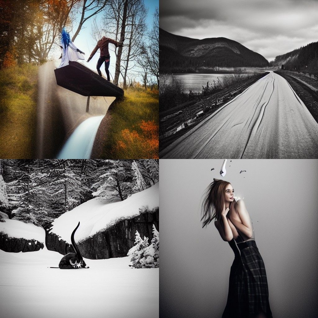 Abstract Portrait in Contemporary Style