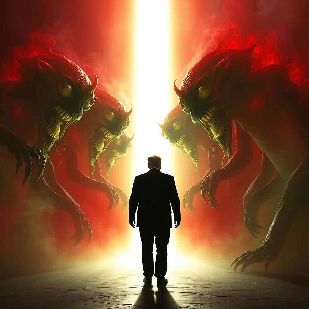 Nightmarish Monsters Emerge in Gothic Horror Style