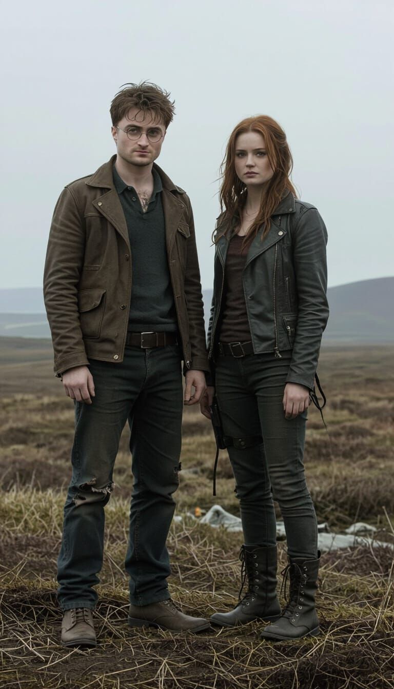 Dystopian Film Still Featuring Daniel Radcliffe and Bonnie W...