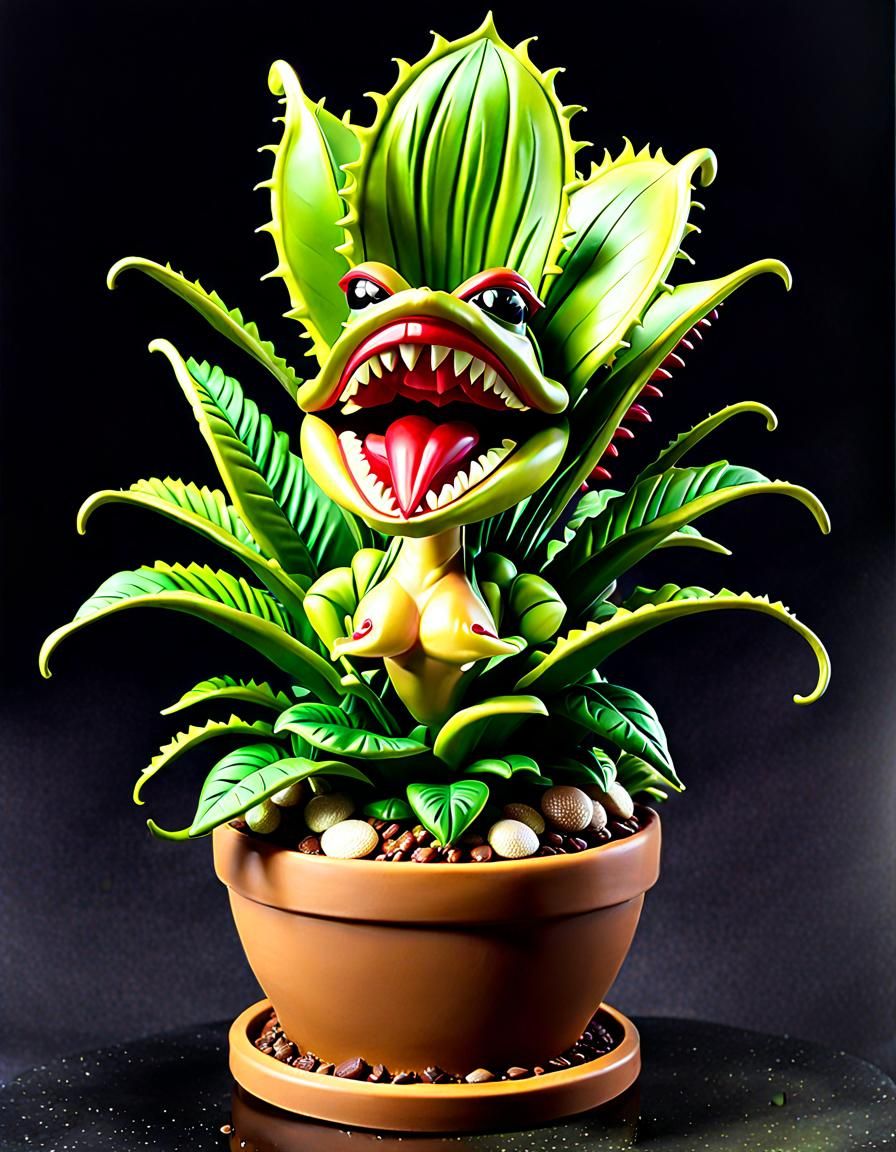 Audrey II Bobblehead: Venus Flytrap Figurine