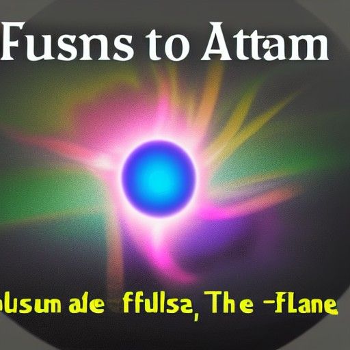 Visualizing Atomic Fusion: An AI Interpretation