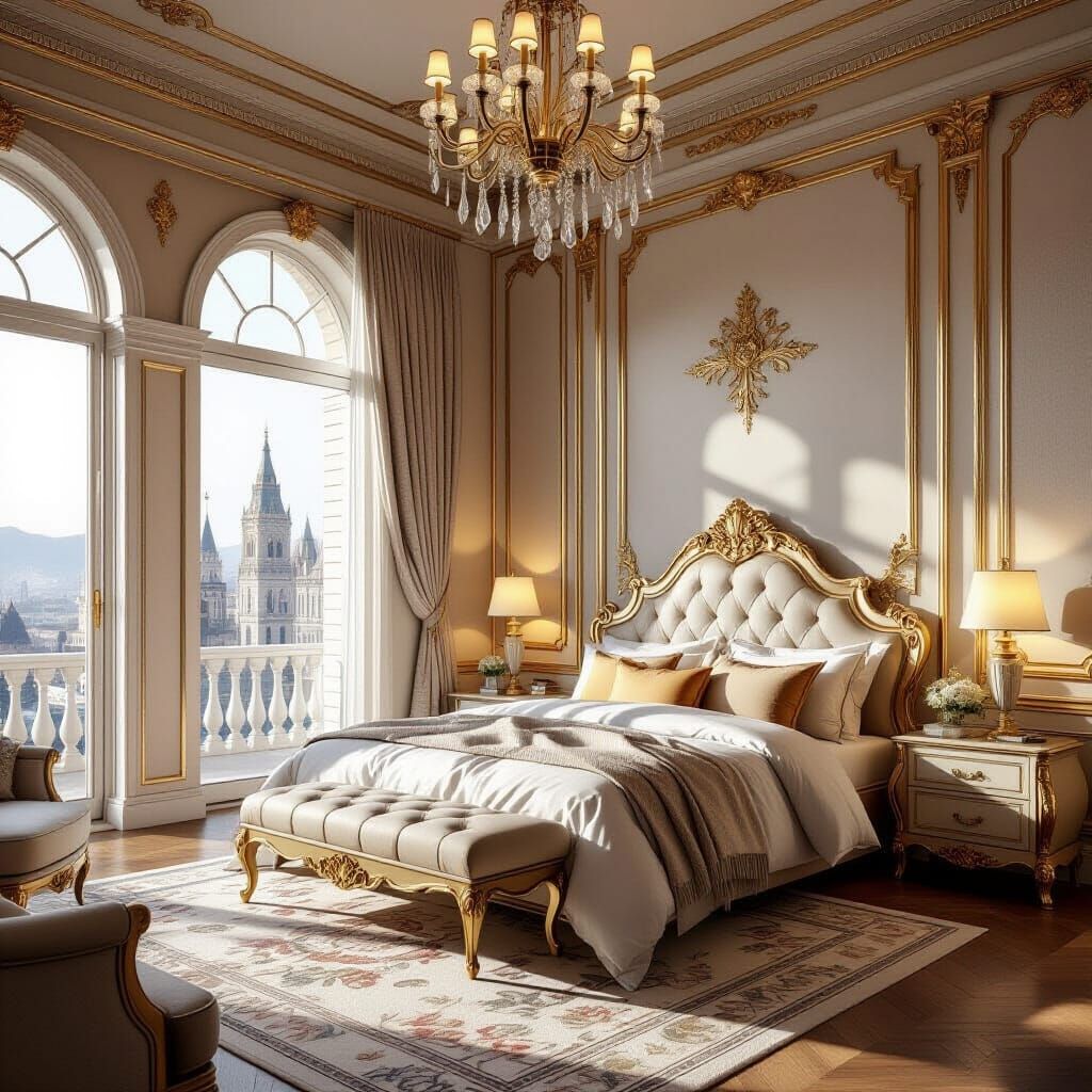 Luxurious Dreamlike Palace Room with Double Bed