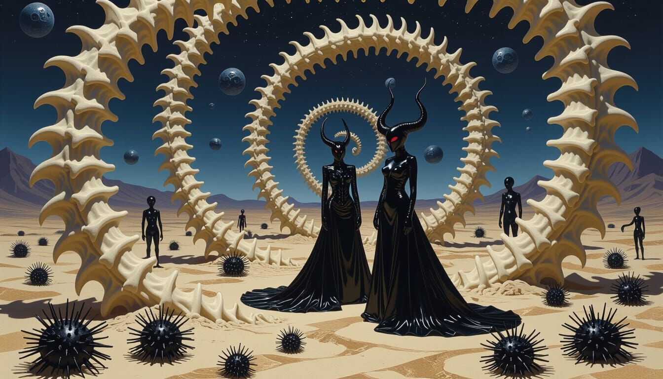 Slaanesh and Tzeentch Bone Tornado in Area 51