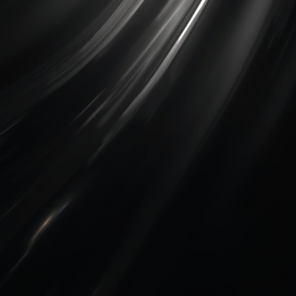 Sleek Metallic Black Background with Iridescent Sheen