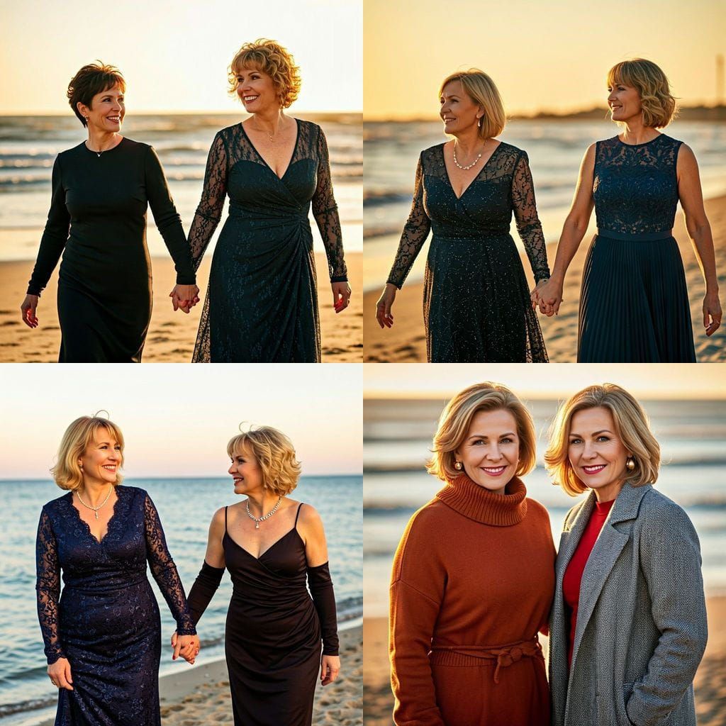 Autumn Beach Date Night: Professional Photography