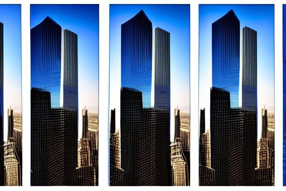 Twin Towers 9/11 Memorial: Digital Art