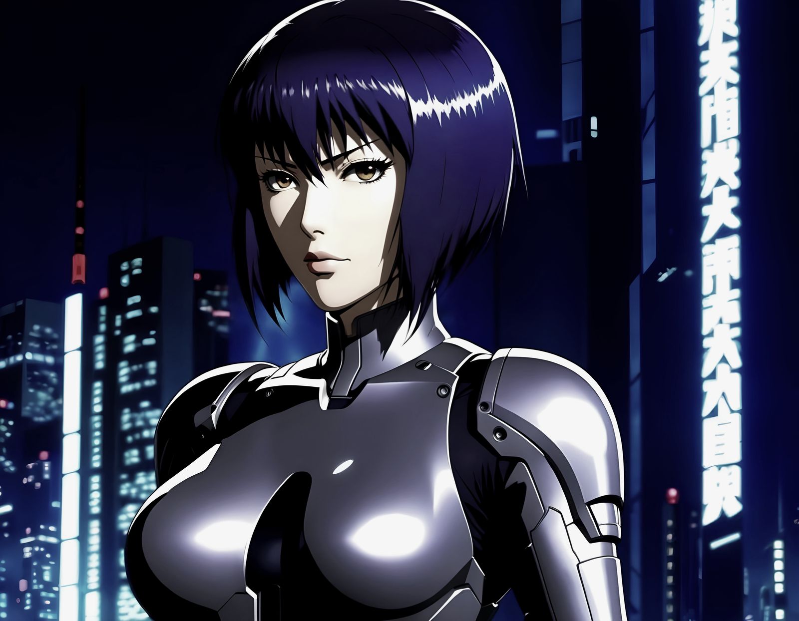 Motoko Kusanagi: Ghost in the Shell Anime Warrior