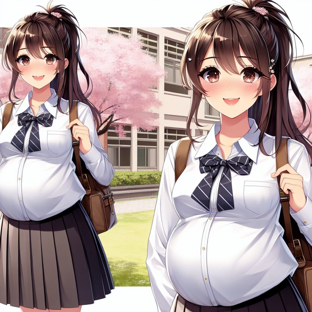 Anime High School Student Expecting Child