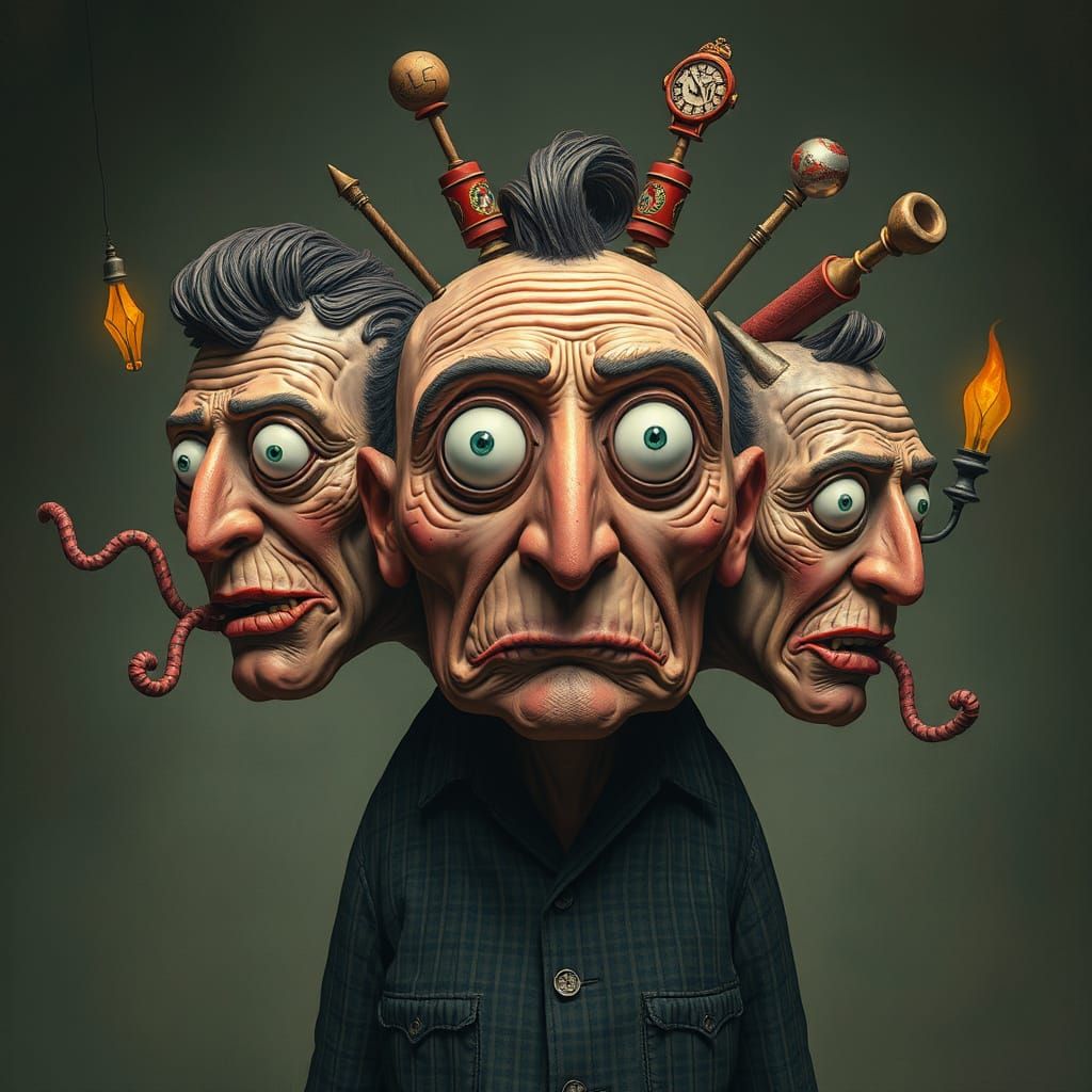 AI Interpretation of Discombobulated Dadaism