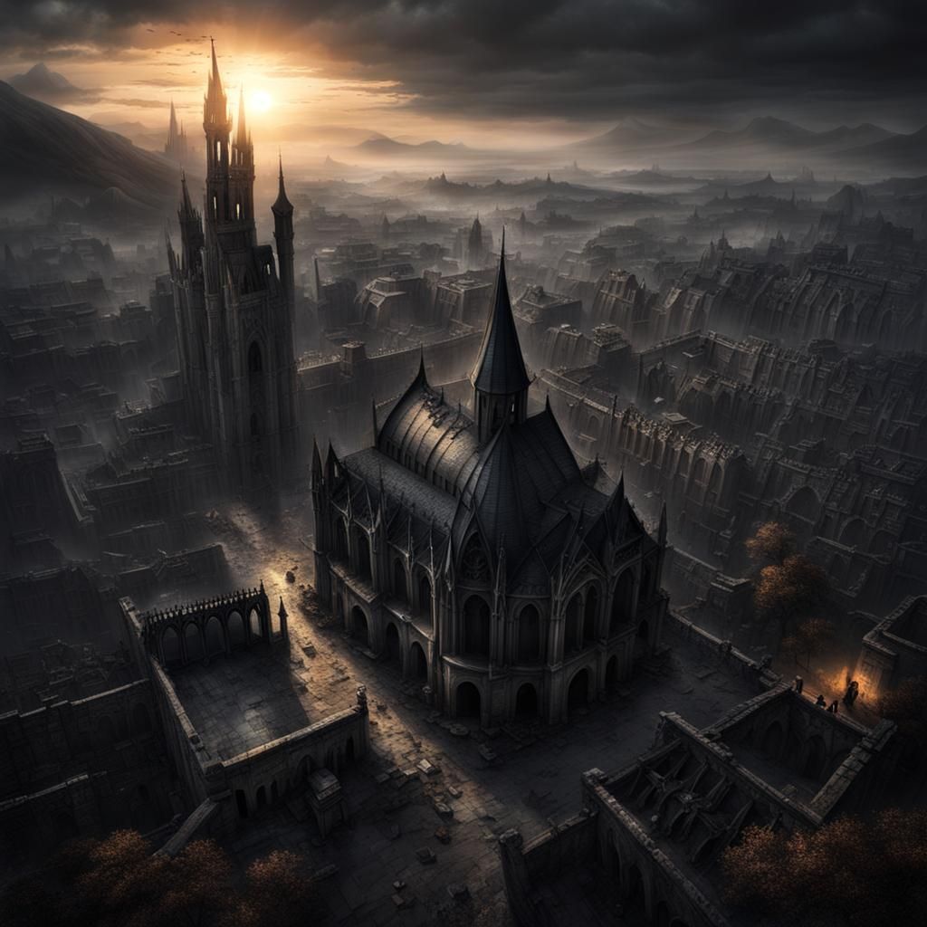 Gothic Church in an Alien World