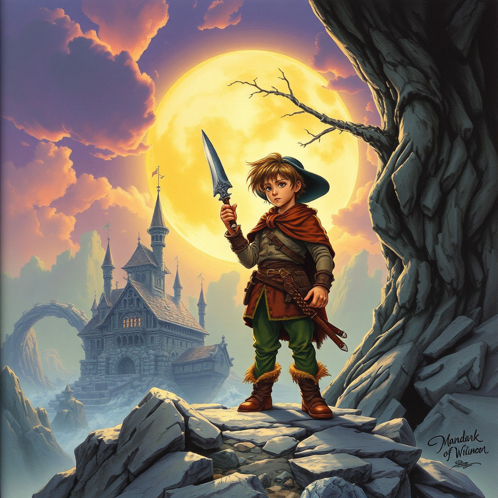 Grimdark Apprentice Inspired by Elmore and Shirow