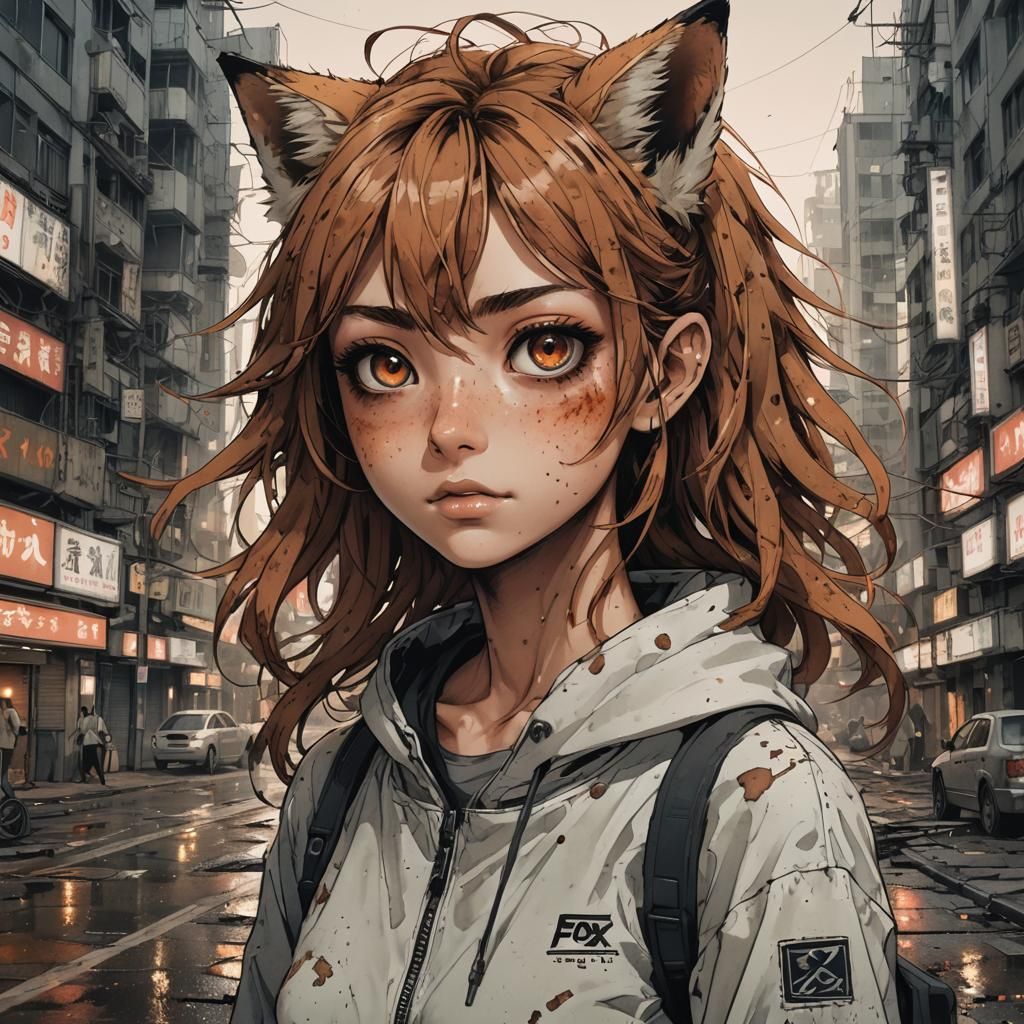 Anime fox girl