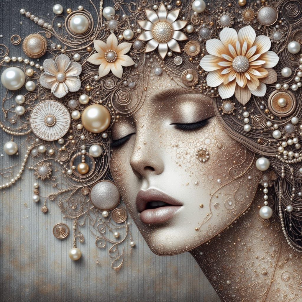 Ethereal Earthly Realm with Intricate Filigree