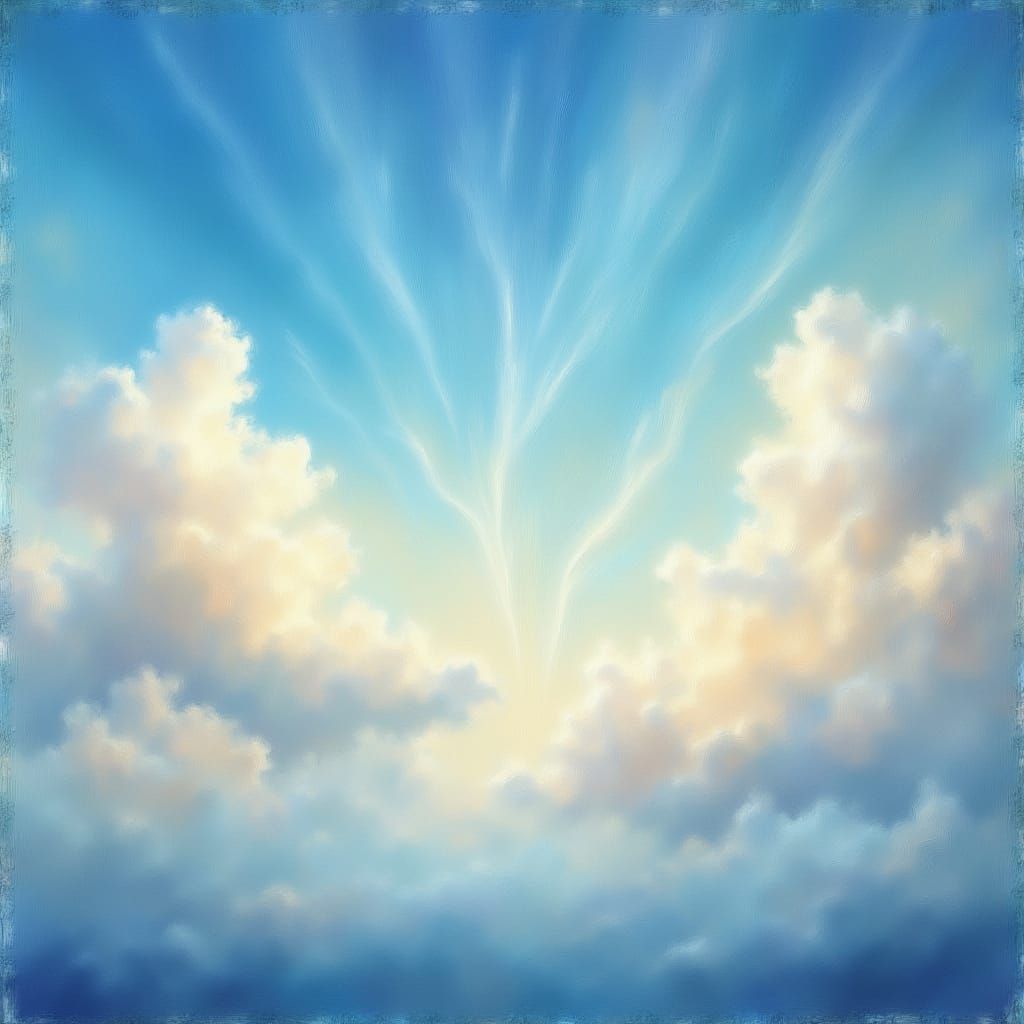 Serene Women in a Dreamy, Ethereal Landscape