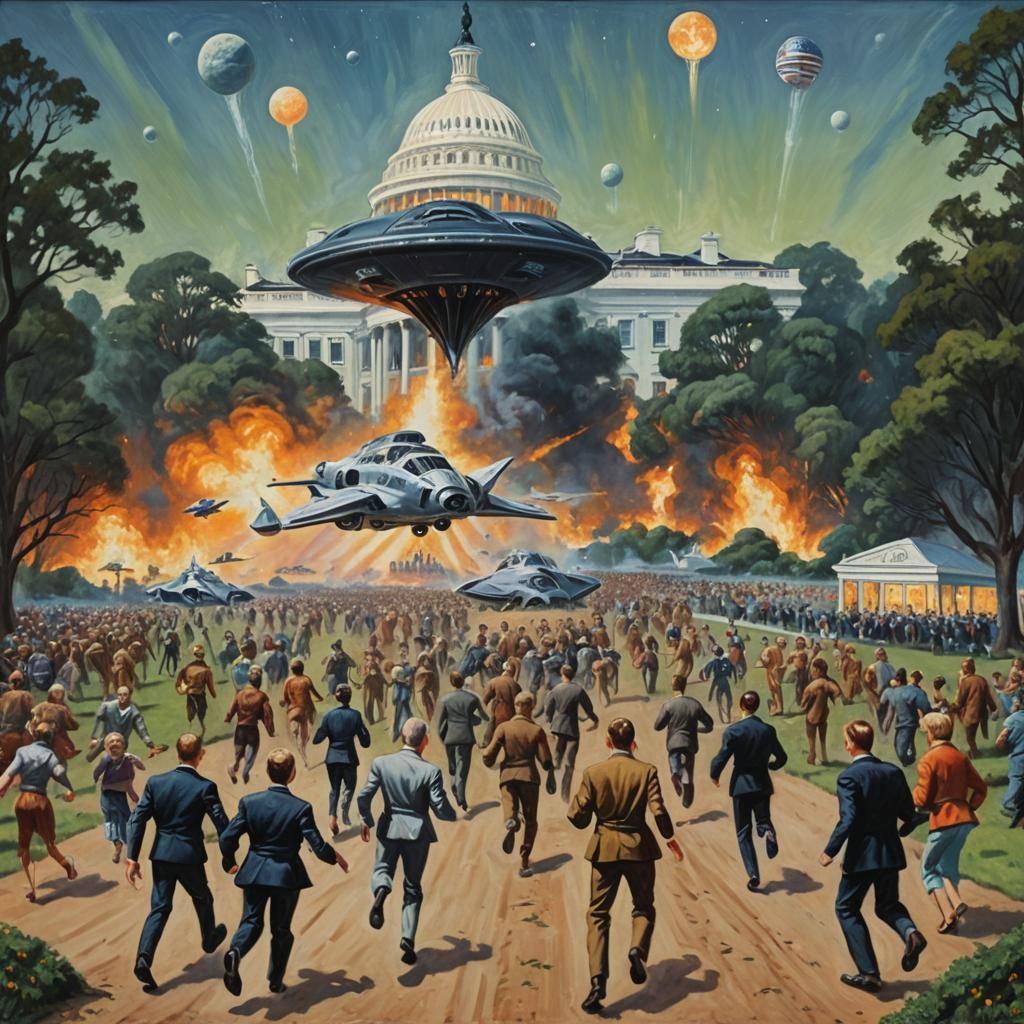 Alien Invasion: 1930s Pulp Magazine Cover Art