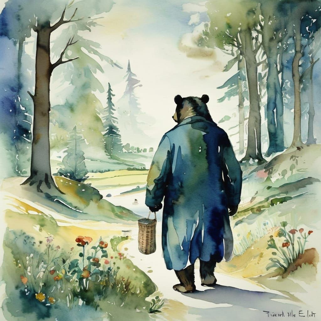 T.S. Eliot's Reality Revealed in Watercolour