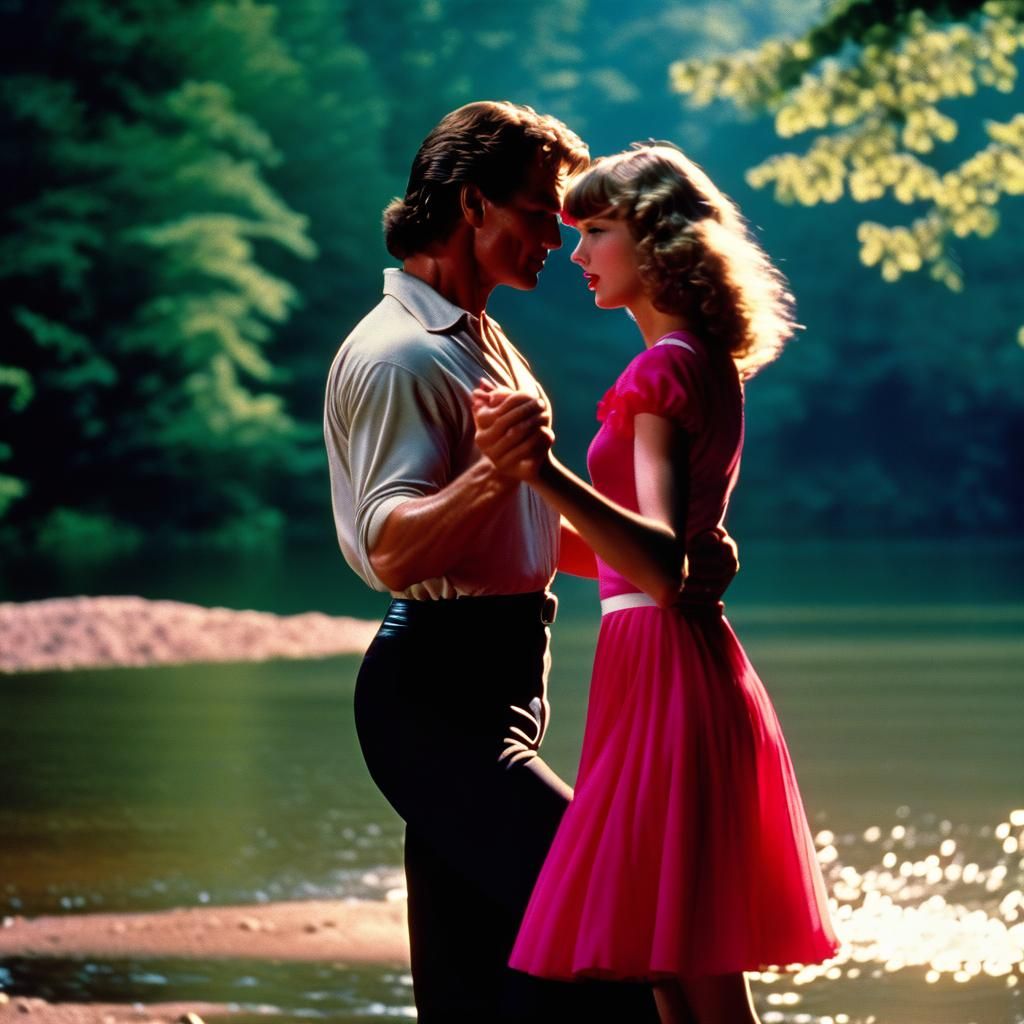 Cinematic Film Still of Dancers in Action