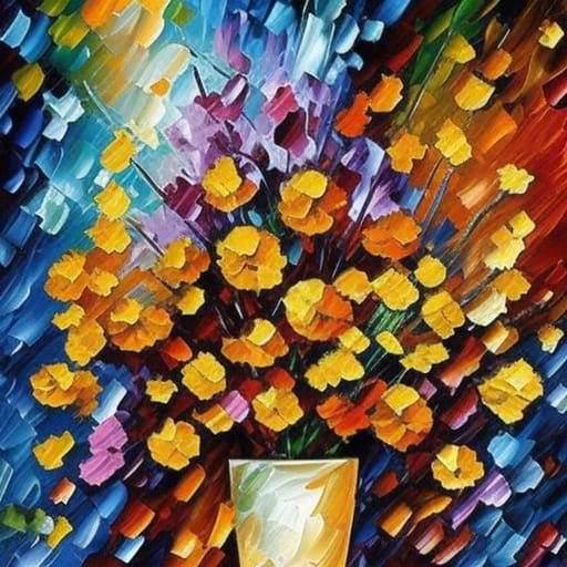 Floral Human Figures Bloom in Vivid Colors