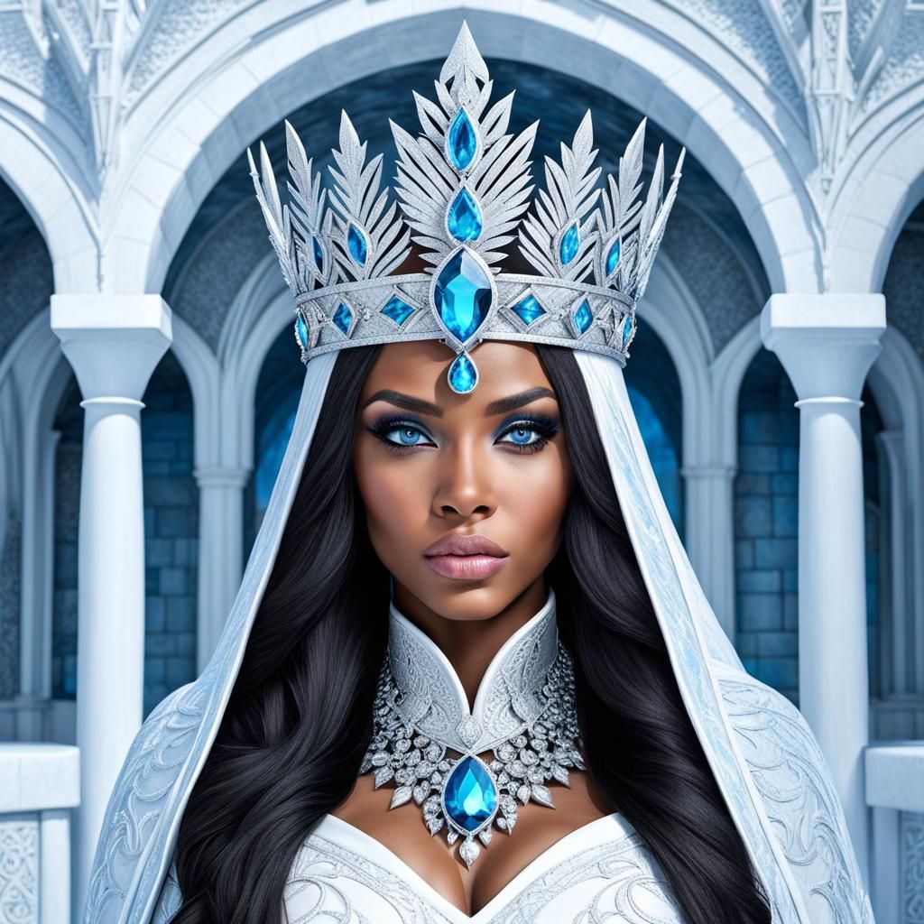 Ice queen, Black woman