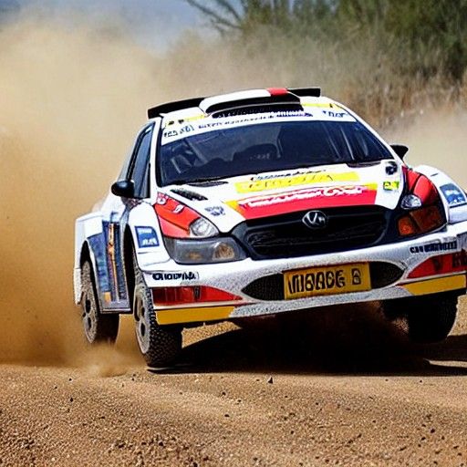 Rally Cars Digital Render