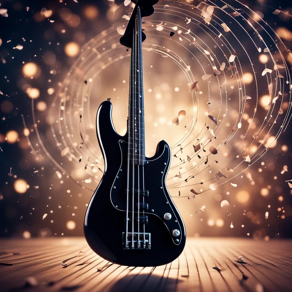 Bass Guitar in a Dancing Universe