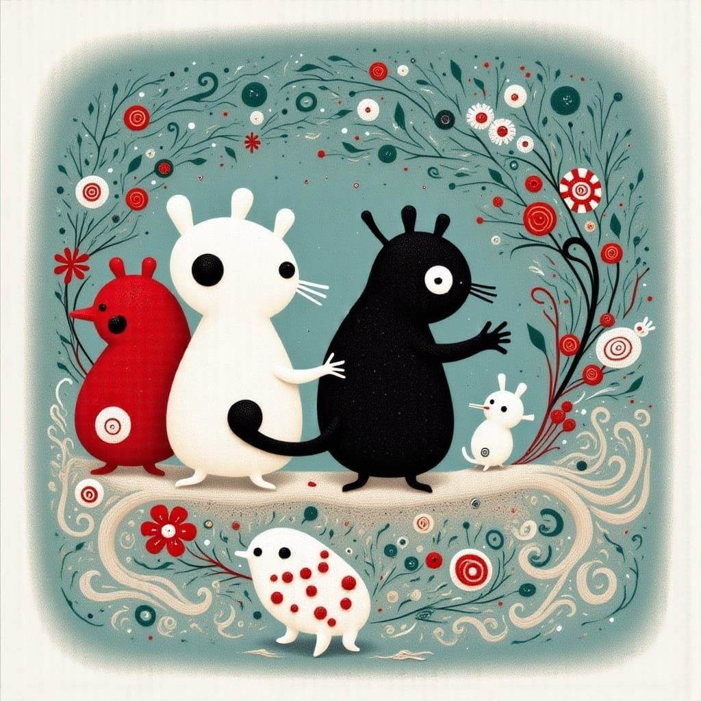 Elegant Moth in Black Theater Setting