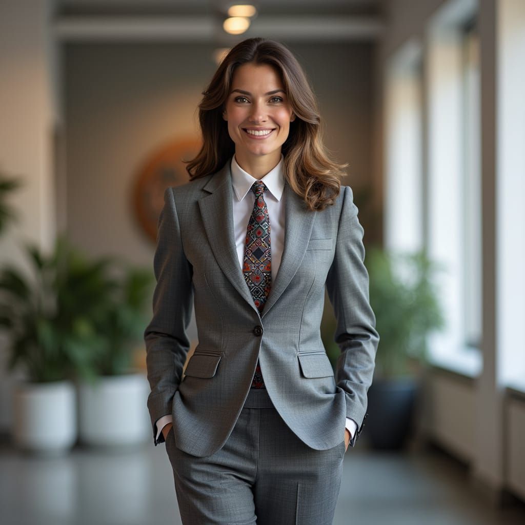 Confident CEO Portrait in Avedon Style