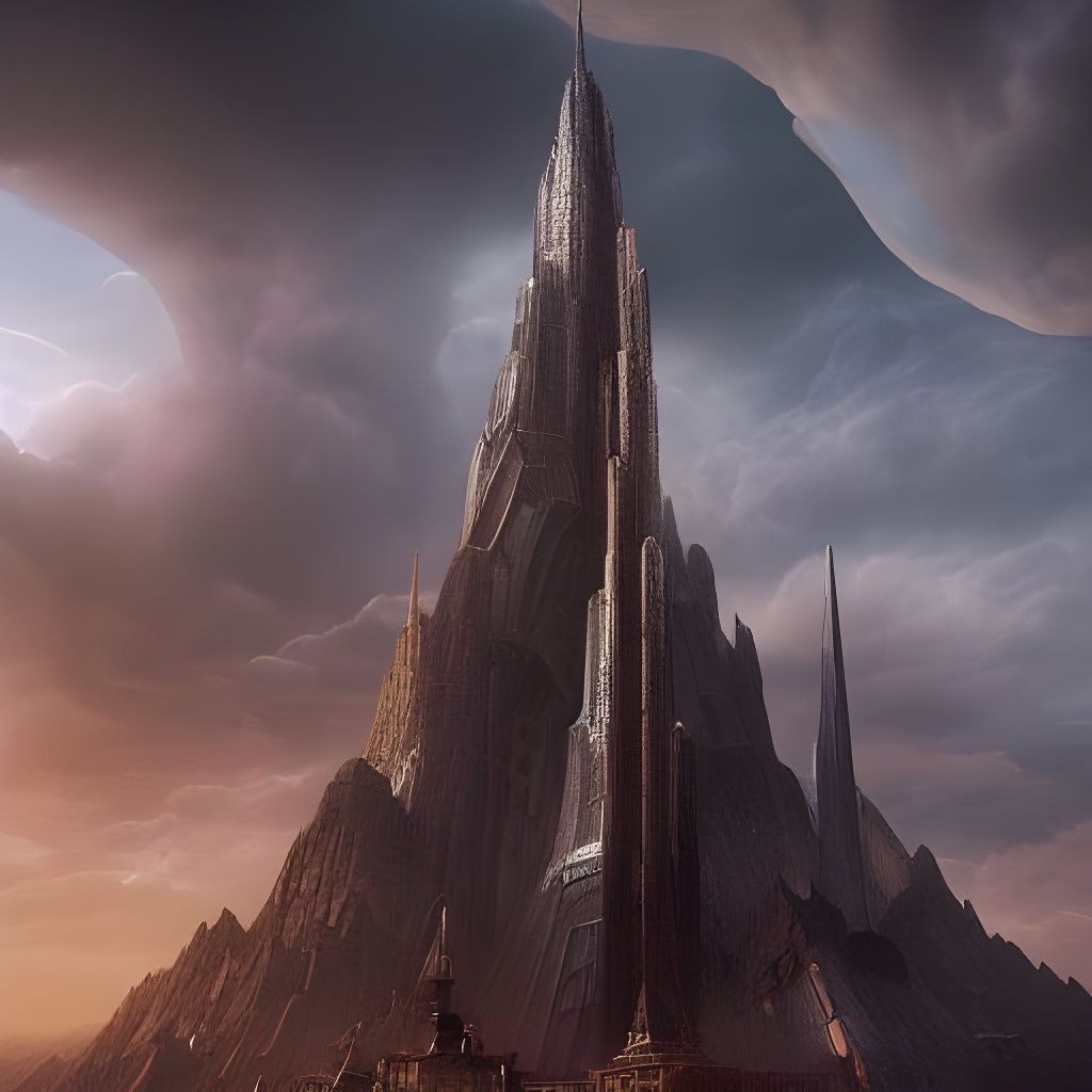 Epic Phallic Symbol in Digital Matte Painting