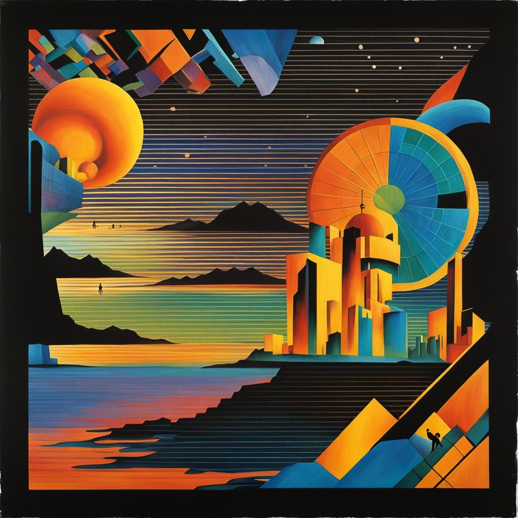 Abstract Alternative Rock Album Cover: Early 2000s